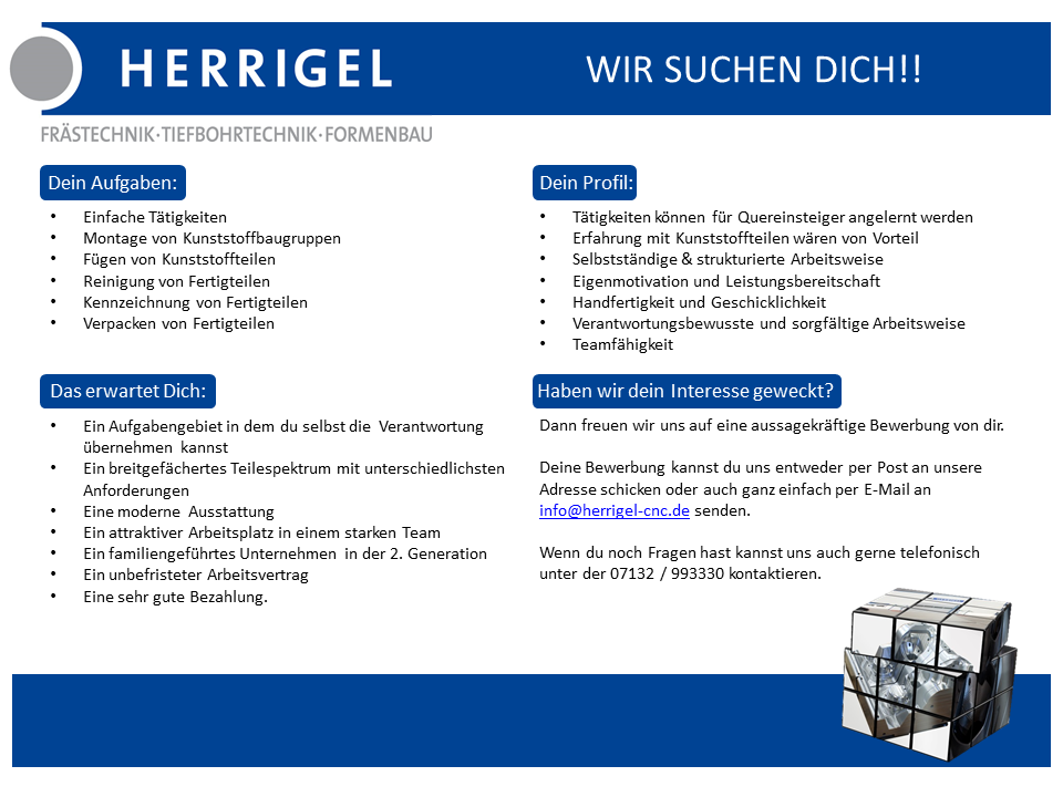 PP Stellenanzeige Kunststoffschweißer algm